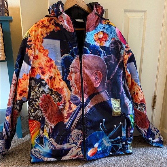 Men's ReddyThreads Multicolor Graphic Jacket - Picture 1 of 6